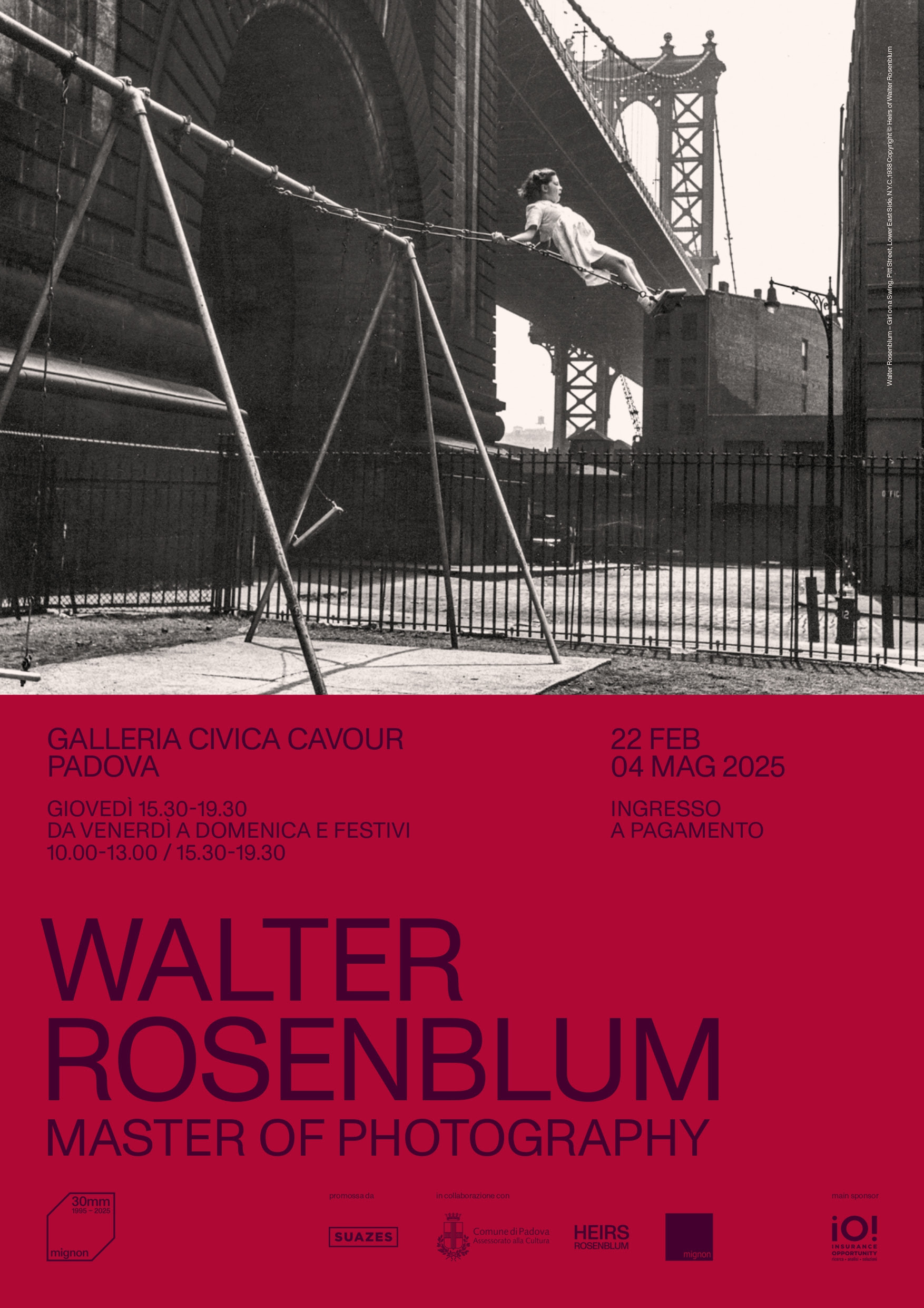 Mostra “Walter Rosenblum. Master of Photography” in galleria Cavour